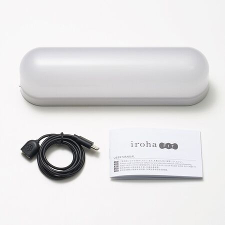 Розовый вибратор iroha Fit Minamozuki Nadeshiko - 17,7 см.